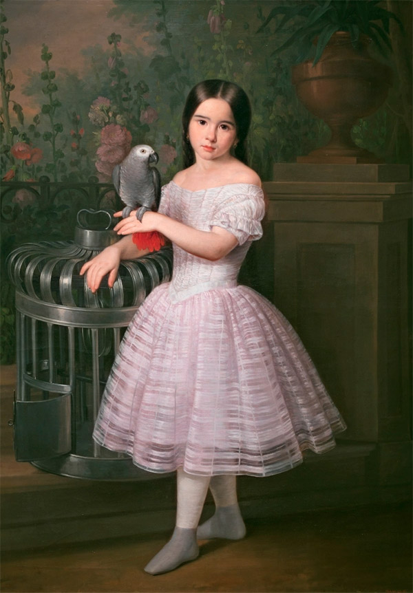 Rafaela Flores Calderón. 1846. Antonio María Esquivel y Saenz de Urbina. 1806-1857